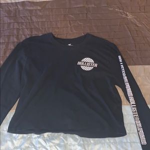 Hollister long sleeve cropped shirt